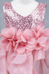 Girls Elegant Sequin & Ruffle Gown 2-14